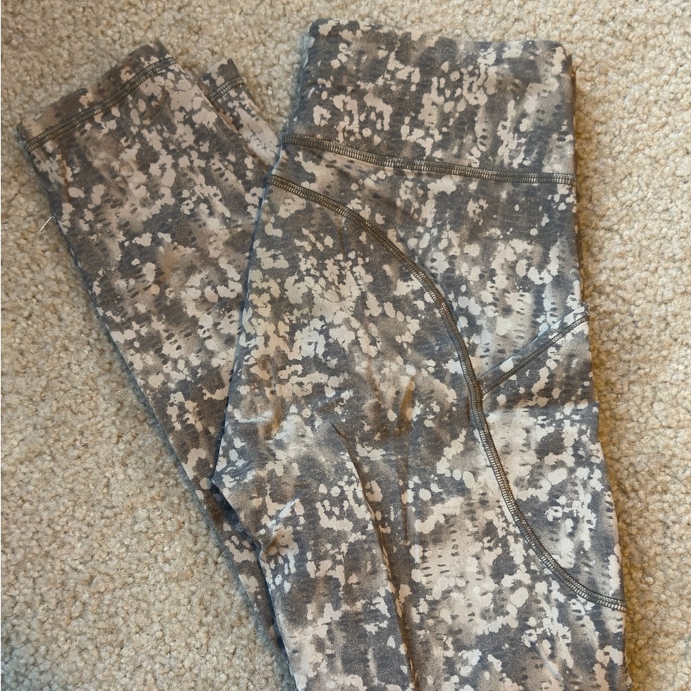 Hard to find. Lululemon Camouflage Patterned Pocket Leggings